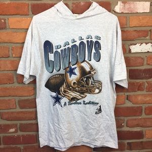 Vintage 1996 Dallas Cowboys hoodie t shirt L